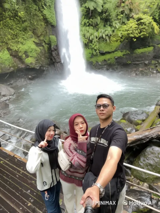 Live2D Video: Kungfu Performance at Vibrant Waterfall – AI Generated Video | Hailuo AI
