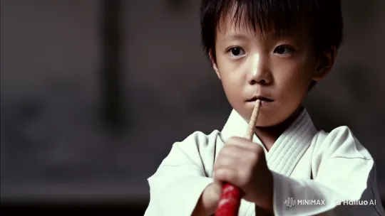 Young Apprentice Demonstrates Martial Arts Mastery – AI Generated Video | Hailuo AI