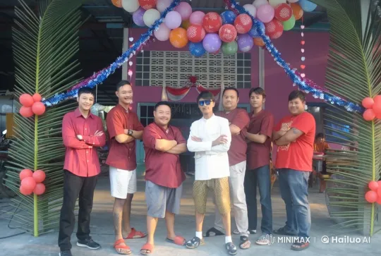 Colorful Festival Setting with Live2D Martial Arts Choreography – AI Generated Video | Hailuo AI