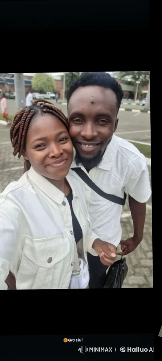 Couple in White Jackets Shares Tender Kiss Outdoors – AI Generated Video | Hailuo AI