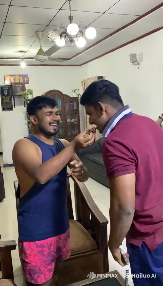 Intimate Moment Between Two Men in Cozy Home Setting – AI Generated Video | Hailuo AI