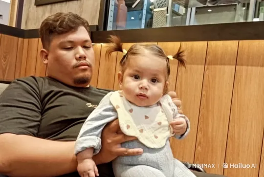 Father and Baby Perform Wing Chun Kungfu – AI Generated Video | Hailuo AI