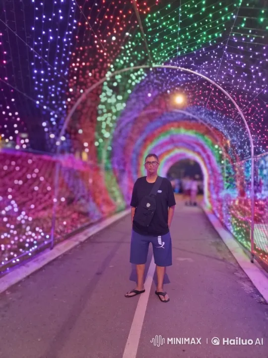 Colorful Tunnel Kungfu Performance in Live2D Animation – AI Generated Video | Hailuo AI