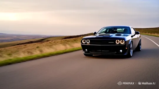 Carro Challenger Showcase: Aesthetic Journey and Design Mastery – AI Generated Video | Hailuo AI