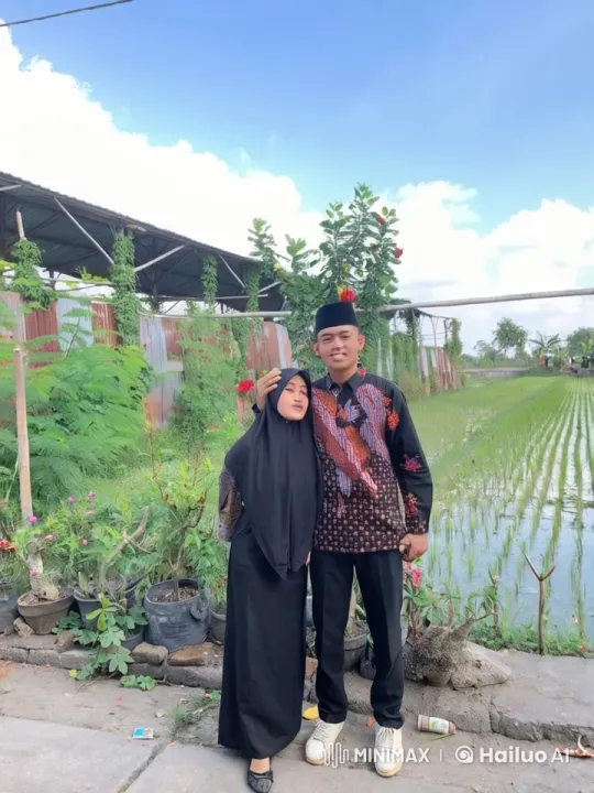 Traditional Couple Shares Affectionate Moment in Nature – AI Generated Video | Hailuo AI