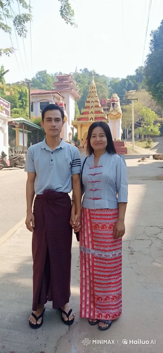 Traditional Dance with Dynamic Moves Against a Temple Background – AI Generated Video | Hailuo AI