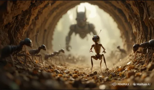 Ant Hero Defends Colony Against Invaders – AI Generated Video | Hailuo AI