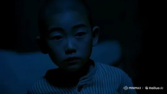 Child's Growing Fear in Dimly Lit Room – AI Generated Video | Hailuo AI
