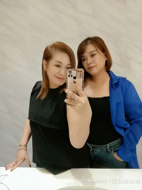 Candid Selfie Takers in a Modern Bathroom – AI Generated Video | Hailuo AI