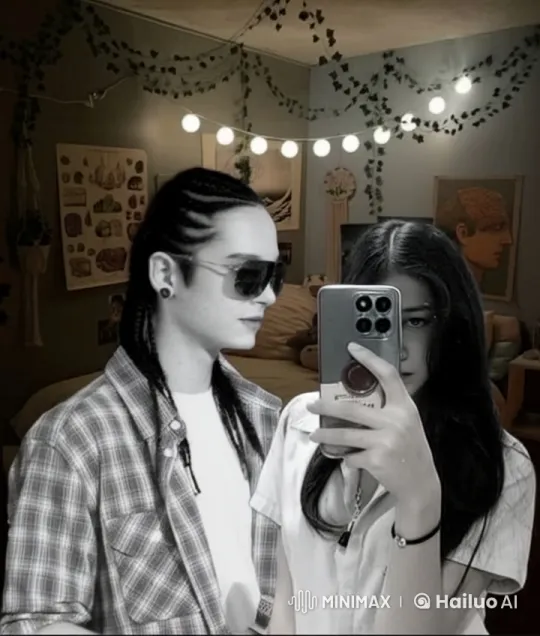 Romantic Couple's Tender Moment Captured in Live2D Animation – AI Generated Video | Hailuo AI
