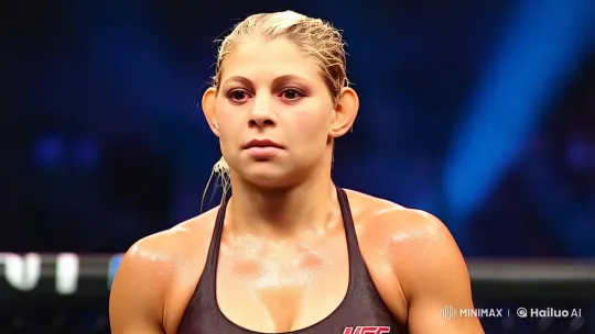 Confident Female UFC Fighter Showcases Skill and Grace – AI Generated Video | Hailuo AI