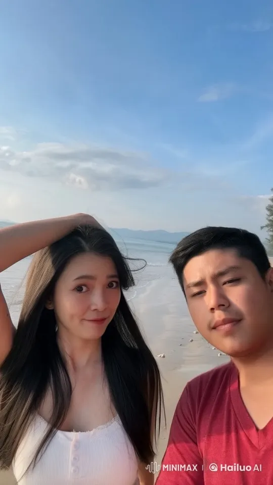 Live2D Beach Martial Arts Choreography with Kungfu and Defensive Moves – AI Generated Video | Hailuo AI