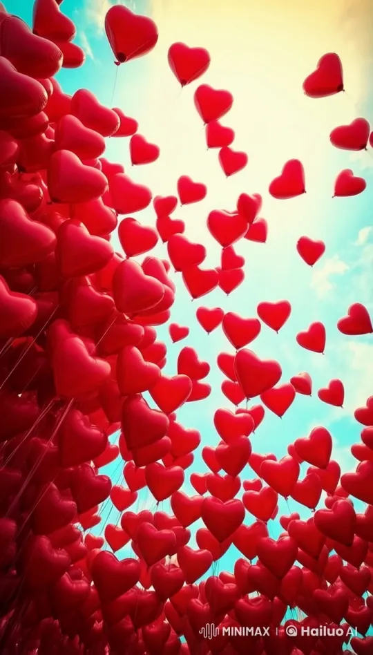 4K Live2D: Slow-motion Balloons Ascending in Vibrant Sky – AI Generated Video | Hailuo AI