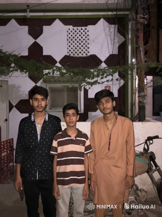 Three Young Men in Casual Attire Outside – AI Generated Video | Hailuo AI