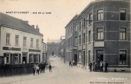 Vintage Mont-St-Guibert Street Scene Animation – AI Generated Video | Hailuo AI