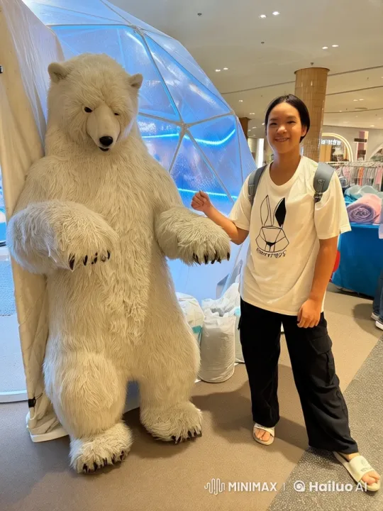 Polar Bear Statue Engages in Epic Kung Fu Gunfight – AI Generated Video | Hailuo AI