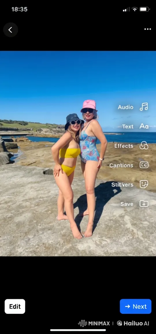 Beachside Kungfu: Women's Vibrant Fight in Swimsuits – AI Generated Video | Hailuo AI