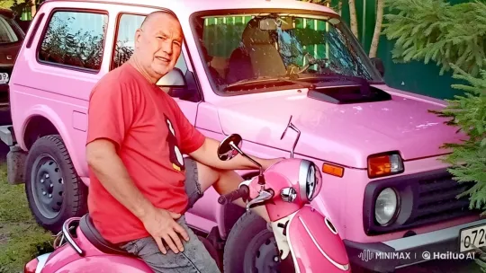 Man on Scooter Witnesses Magical Pumpkin Transformation – AI Generated Video | Hailuo AI