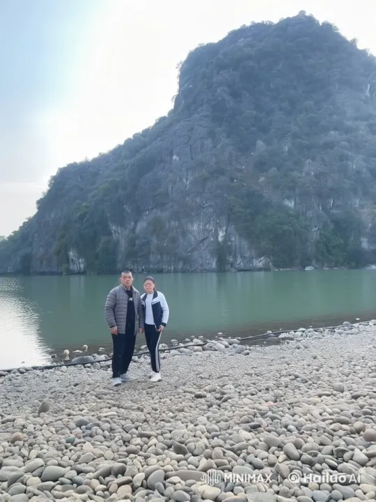 Dynamic Kung Fu Display at Scenic Riverside – AI Generated Video | Hailuo AI