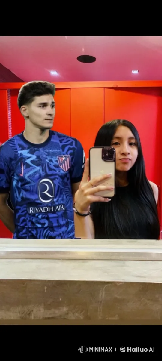 Young Couple Shares Sweet Moment in Red Room – AI Generated Video | Hailuo AI