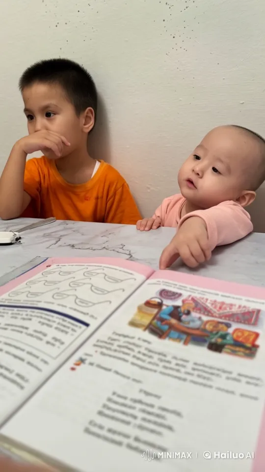 Children Laughing Together Over a Book – AI Generated Video | Hailuo AI