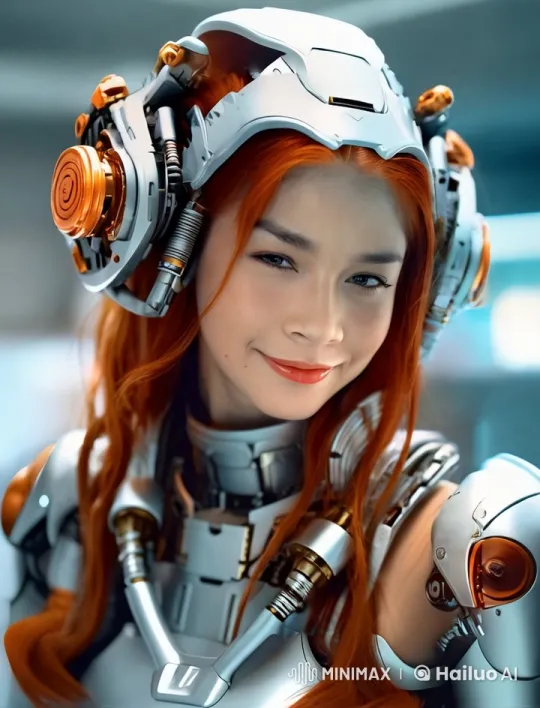 Cyborg Woman Showcased in Futuristic Suit Design – AI Generated Video | Hailuo AI