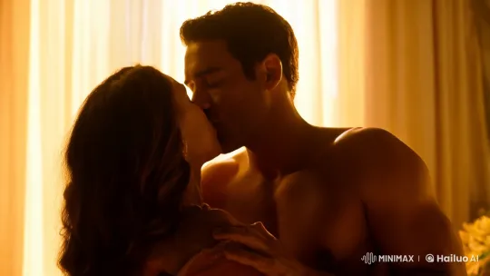 Intimate Embrace: Passionate Kiss Captured Intensely – AI Generated Video | Hailuo AI