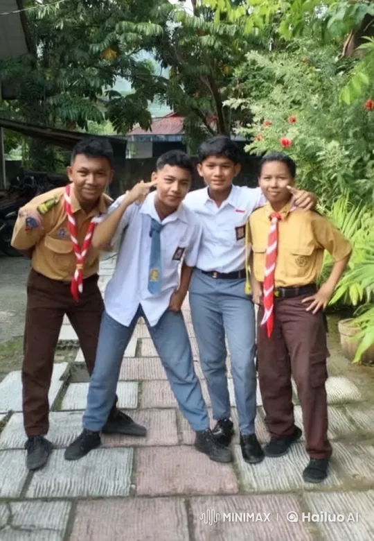 Boys Perform Energetic Kungfu Routine in Nature – AI Generated Video | Hailuo AI