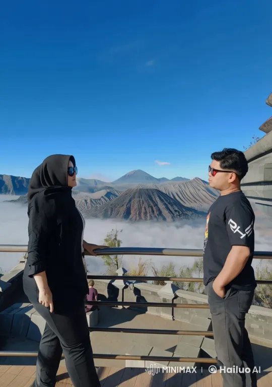 Martial Arts Duel in Misty Mountain Landscape – AI Generated Video | Hailuo AI