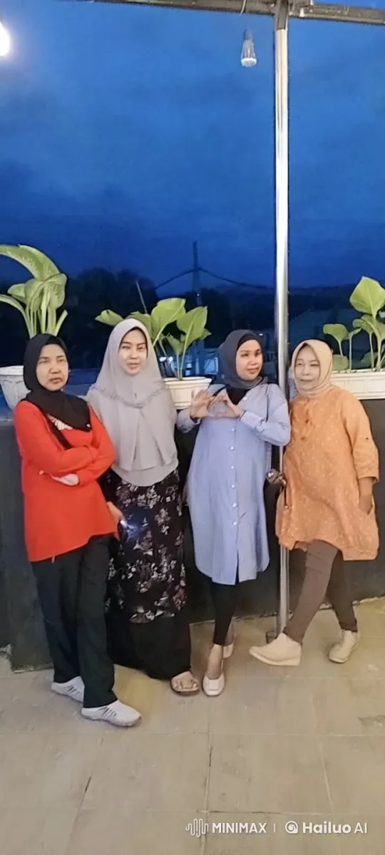 Women Bond Through Playful Kung Fu on Rooftop – AI Generated Video | Hailuo AI