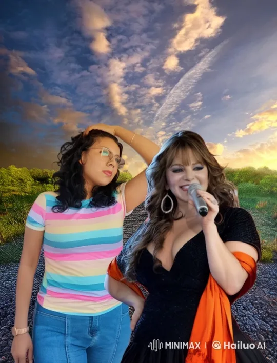 Two Friends Embrace in Sunset Setting – AI Generated Video | Hailuo AI