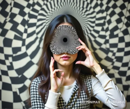 Psychedelic Woman with Dynamic Facial Morphs – AI Generated Video | Hailuo AI