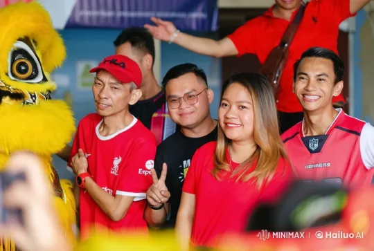 Sports Fans Celebrate with Lion Dance in Vibrant Live2D Scene – AI Generated Video | Hailuo AI