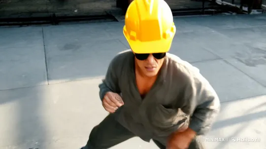 Industrial Wing Chun Fighter Showcases Skills – AI Generated Video | Hailuo AI