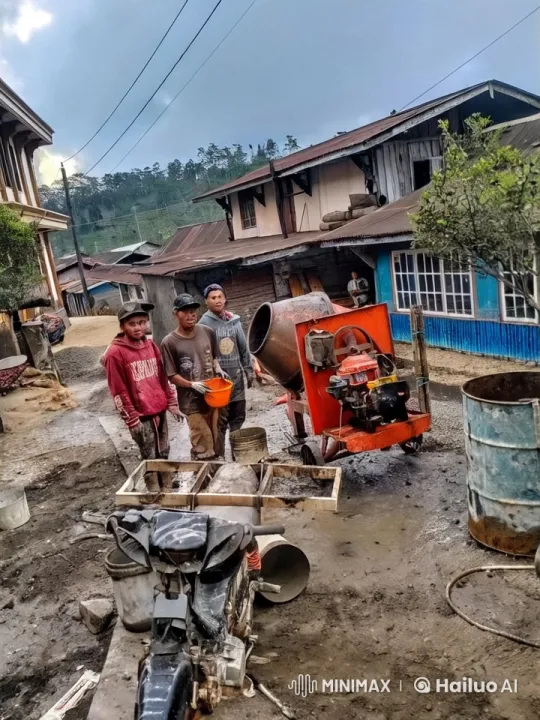 Rural Village Flood Caught on Camera – AI Generated Video | Hailuo AI