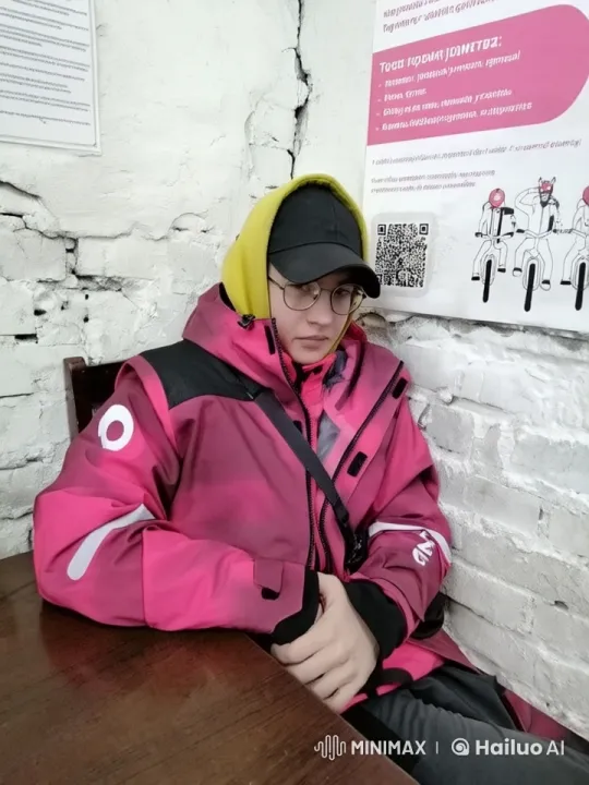 Live2D Animation: Person Sips Vodka in Dimly Lit Room – AI Generated Video | Hailuo AI