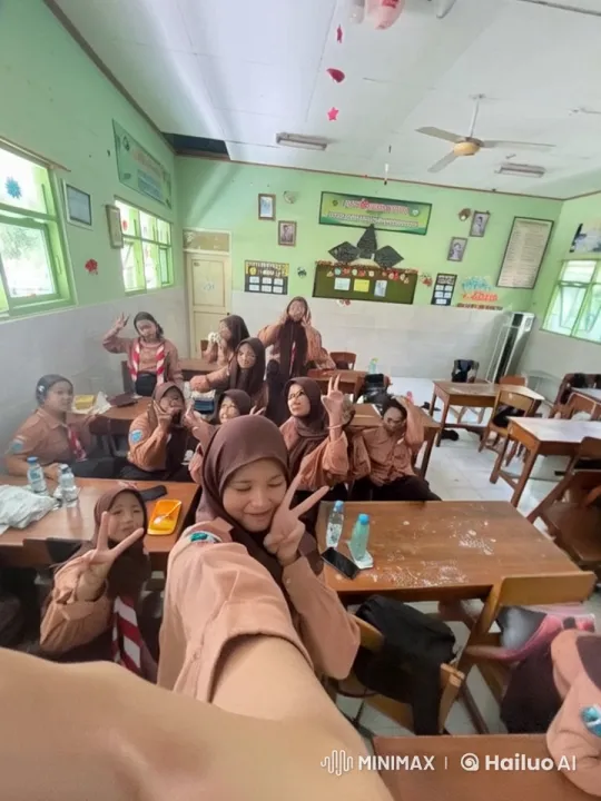 Scout Students in Live2D Classroom Kungfu Battle – AI Generated Video | Hailuo AI