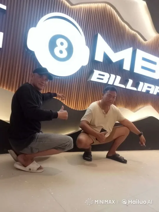 Live2D Animated Martial Arts Performance in Billiard Sign Setting – AI Generated Video | Hailuo AI