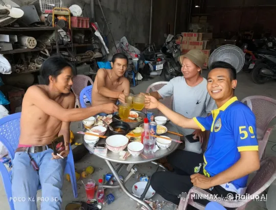 Casual Meal Turns into Intense Martial Arts Brawl – AI Generated Video | Hailuo AI