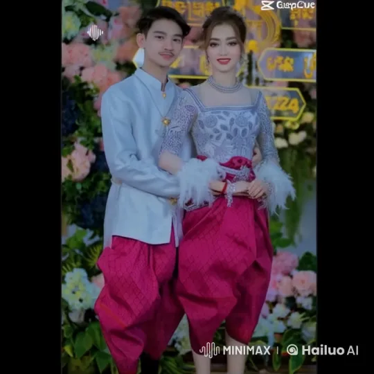 Traditional Couple in Live2D Wedding Animation – AI Generated Video | Hailuo AI