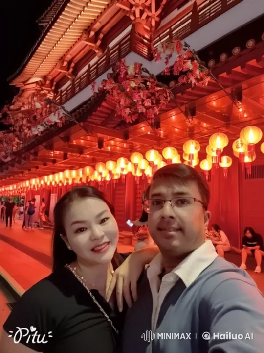 Couple Showcases Dynamic Kungfu in Festive Live2D Scene – AI Generated Video | Hailuo AI