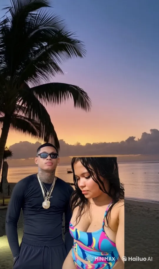 Romantic Sunset Kiss on a Tropical Beach – AI Generated Video | Hailuo AI