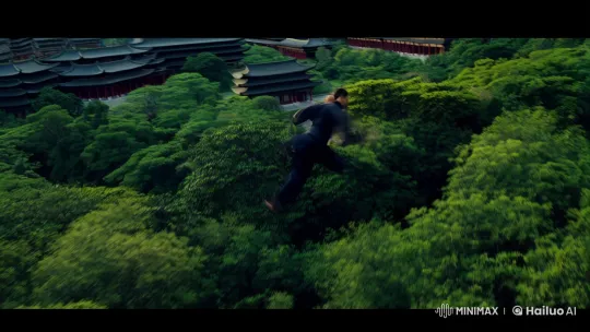 Kungfu Master's Graceful Battle in Ancient China – AI Generated Video | Hailuo AI
