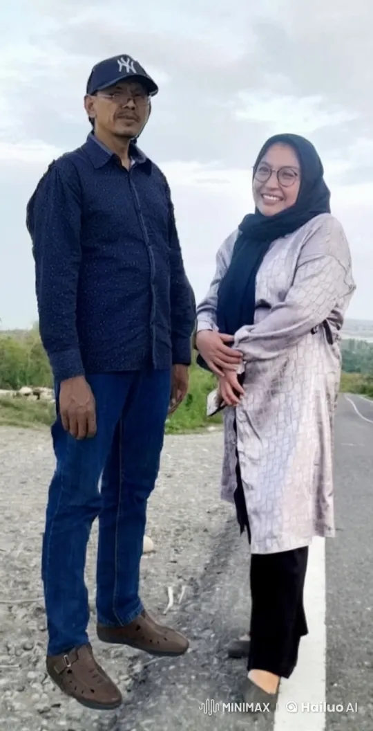 Father-Daughter Playful Moment in Countryside – AI Generated Video | Hailuo AI