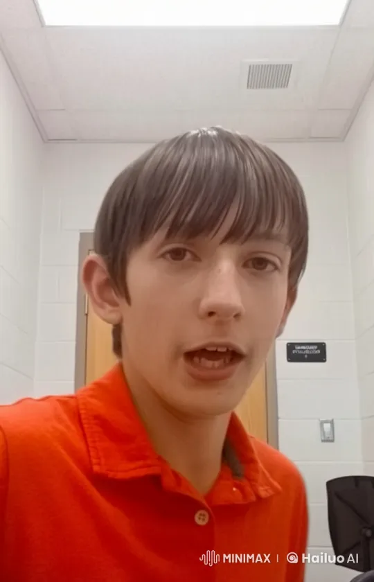 Kamden Adams in Creepy Live2D Scene with Trumpet – AI Generated Video | Hailuo AI