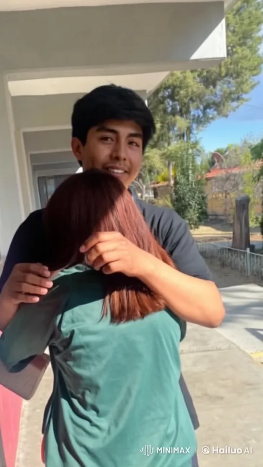 Affectionate Embrace and Kiss in Serene Outdoor Setting – AI Generated Video | Hailuo AI