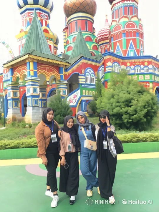 Four Women Practicing Kungfu in a Vibrant Russian-Style Setting – AI Generated Video | Hailuo AI