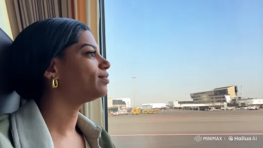 Passenger's Journey: From Airplane to Taxi – AI Generated Video | Hailuo AI