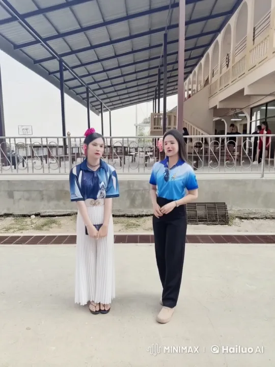 Live2D Video: Young Women Practicing Kungfu in Traditional Attire – AI Generated Video | Hailuo AI