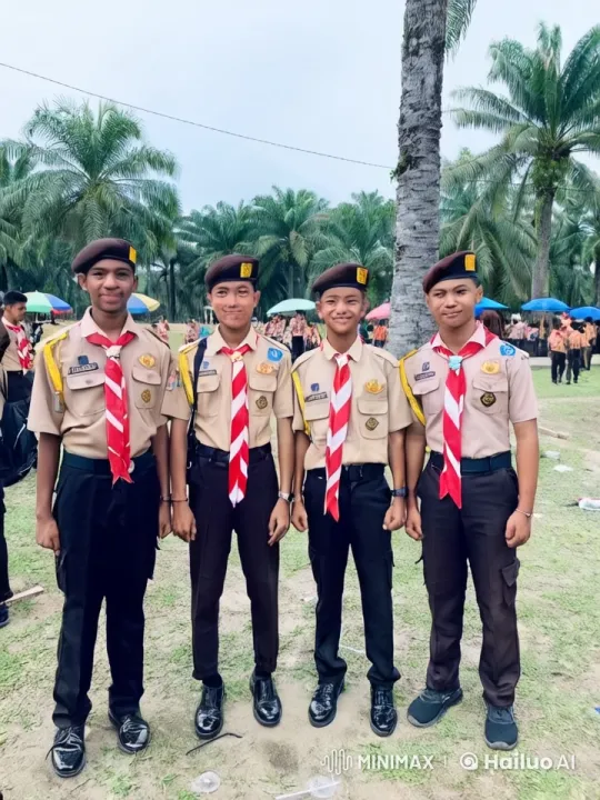 Scouts Demonstrate Synchronized Martial Arts in Outdoor Setting – AI Generated Video | Hailuo AI